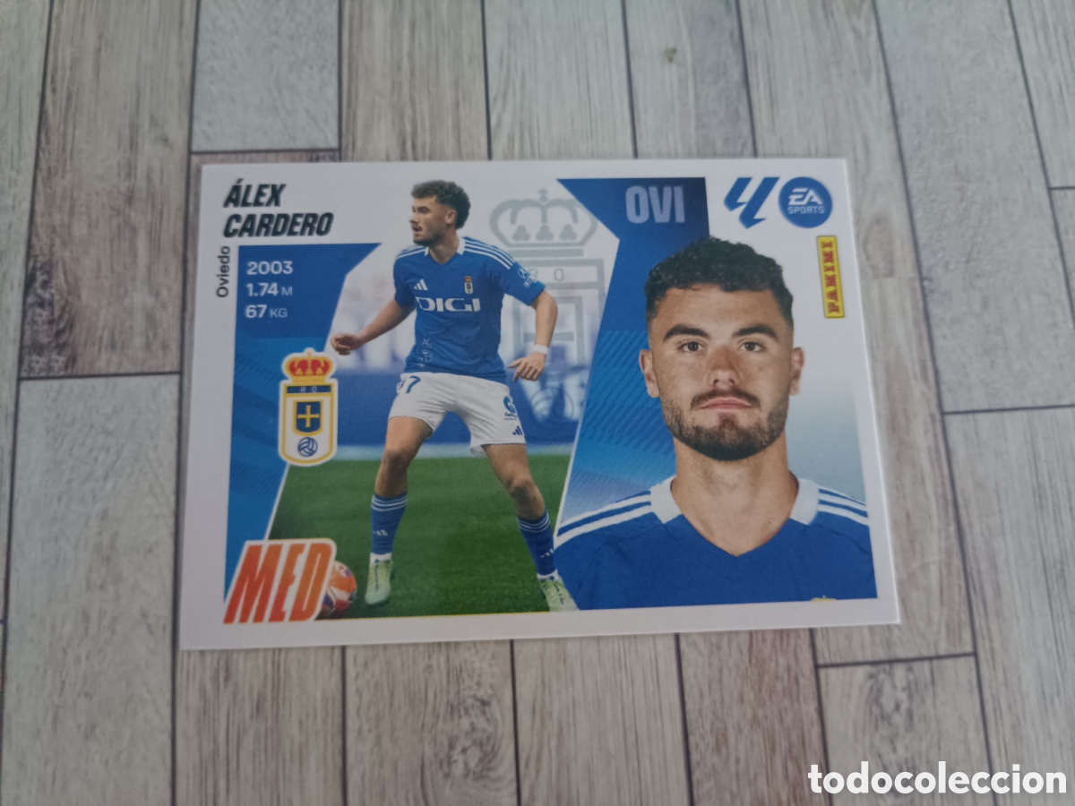 Cartes &agrave; collectionner de Football: 16A ALEX CARDERO 16 A REAL OVIEDO LIGA ESTE 2025 2026 PANINI 25 26