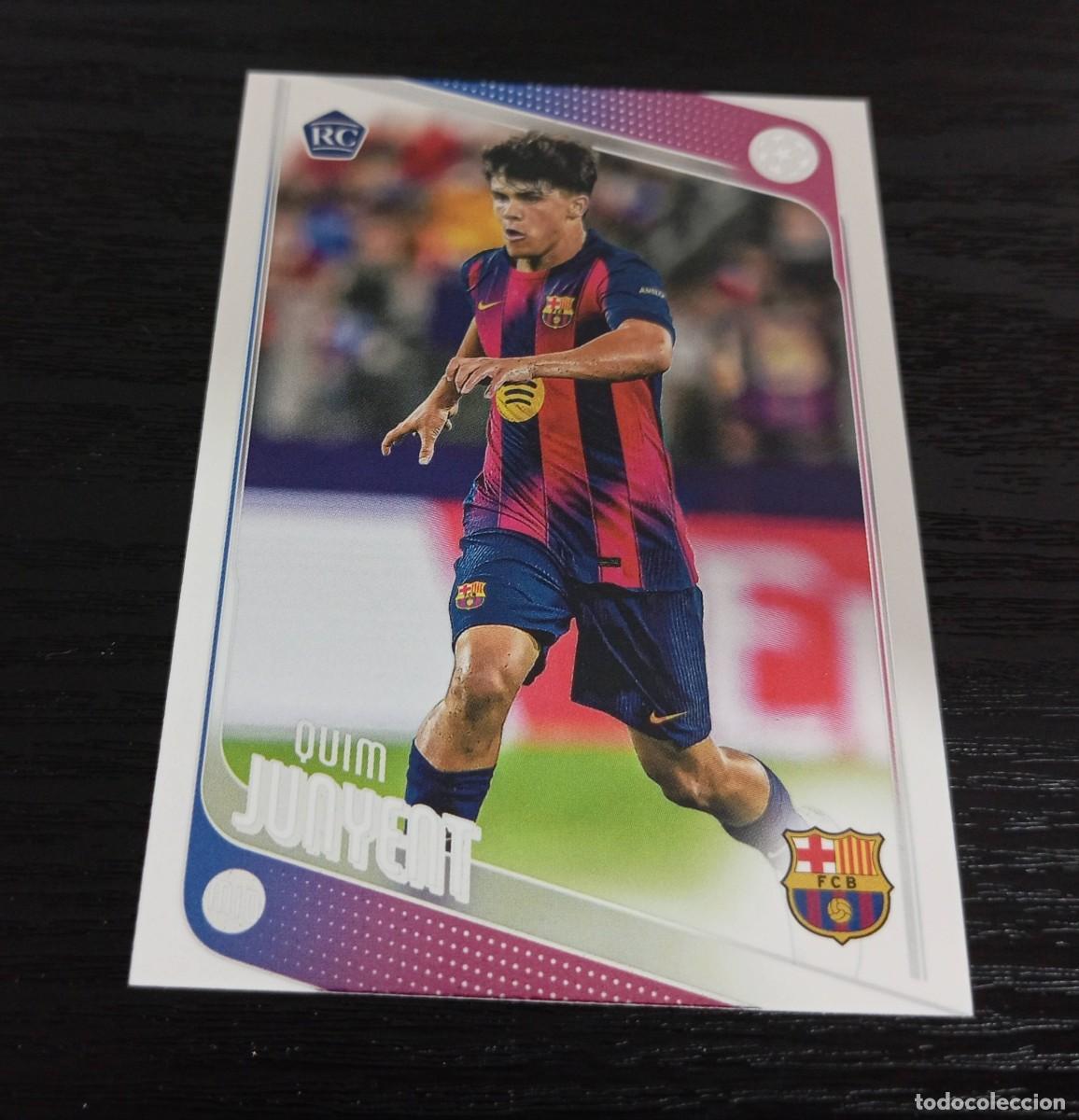 Cromos de F&uacute;tbol: -TOPPS UEFA C. Competitions Flagship 25-26 : 93 JUNYENT ( BARCELONA ) RC ROOKIE CARD