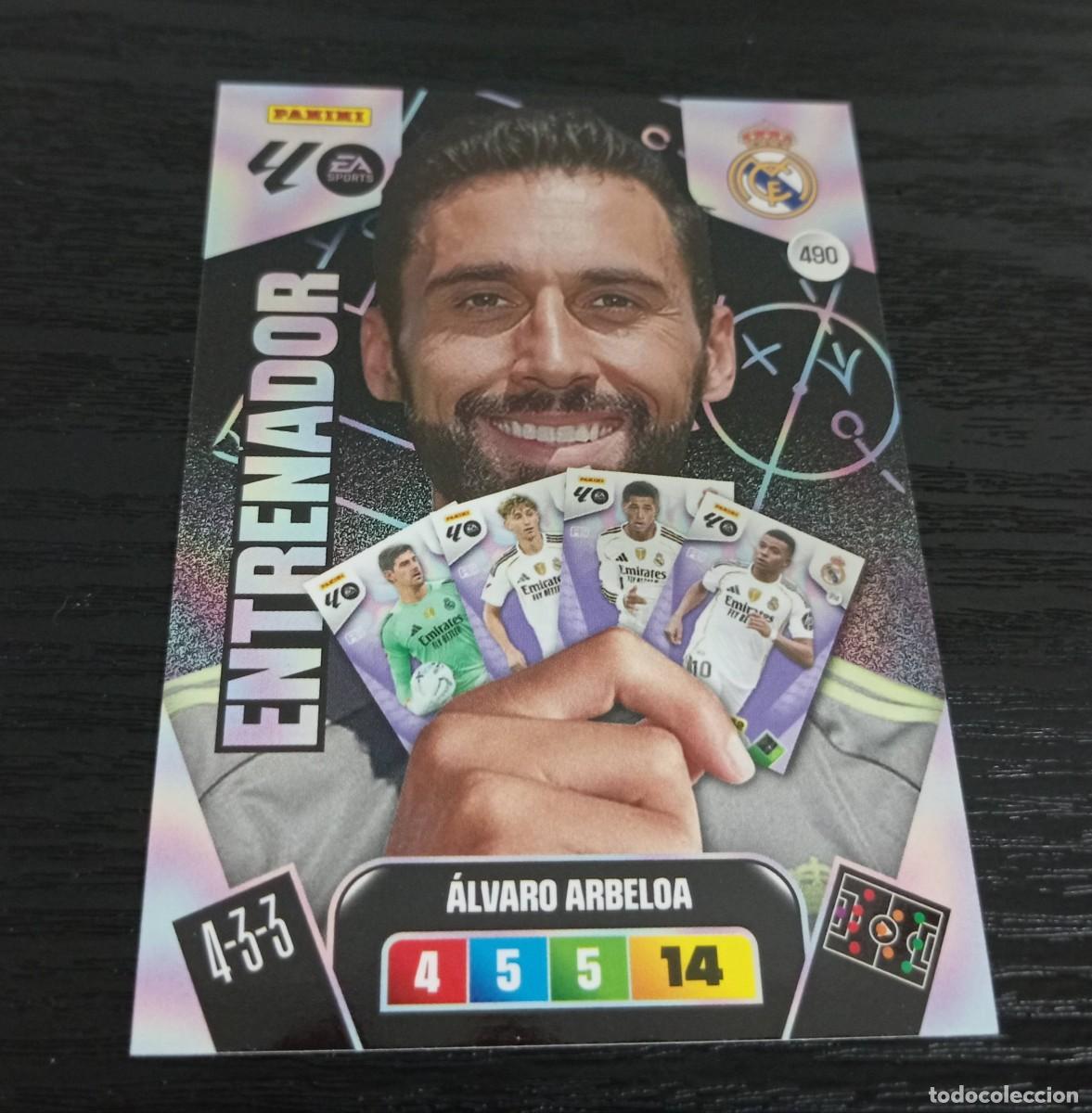 Cromos de F&uacute;tbol: -ADRENALYN 25-26 : 490 ARBELOA ( REAL MADRID ) -- ENTRENADOR --