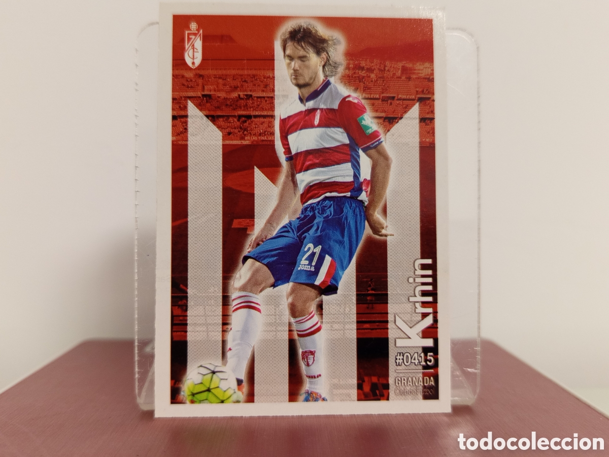 Cromos de F&uacute;tbol: ❇️ CROMO ⚽ KRIHN GRANADA 415 FICHAS LIGA QUIZ 15 16 2015 2016 MUNDICROMO ❇️