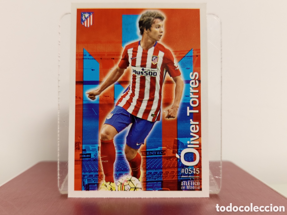 Football Stickers: ❇️ CROMO ⚽ OLIVER TORRES ATL&Eacute;TICO DE MADRID 545 FICHAS LIGA QUIZ 15 16 2015 2016 MUNDICROMO ❇️
