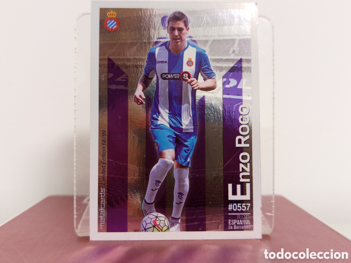 Cromos de F&uacute;tbol: ❇️ CROMO ⚽ ENZO ROCO ESPA&Ntilde;OL 557 FICHAS LIGA QUIZ 15 16 2015 2016 METALCARDS LIMITED EDITION ❇️