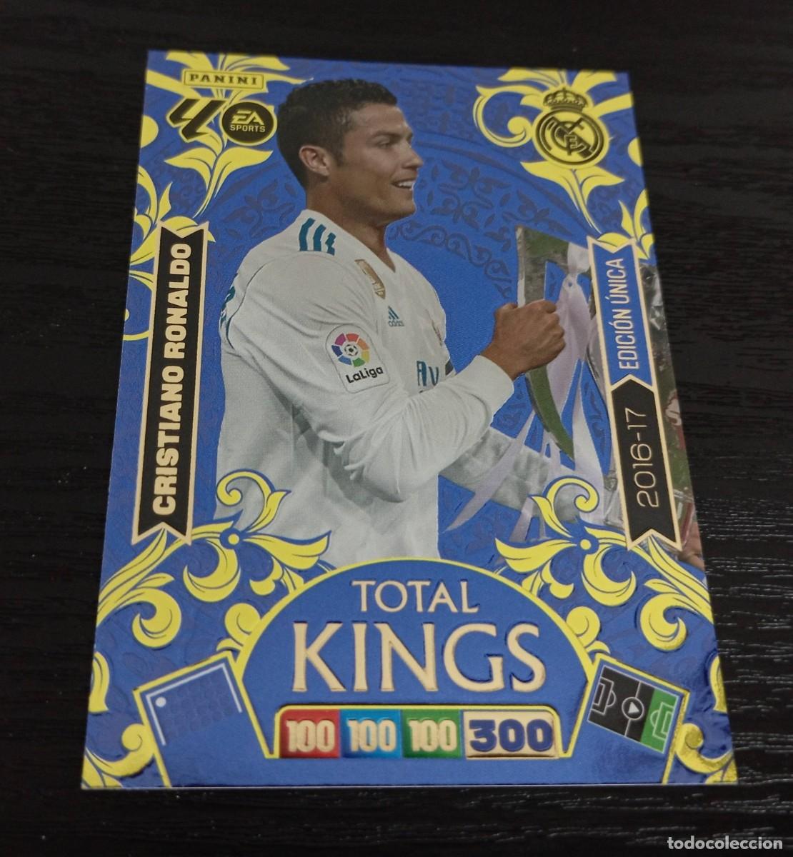 Cromos de F&uacute;tbol: -ADRENALYN 25-26 : CRISTIANO RONALDO ( REAL MADRID ) -- TOTAL KINGS 2016-17 EDICION UNICA --