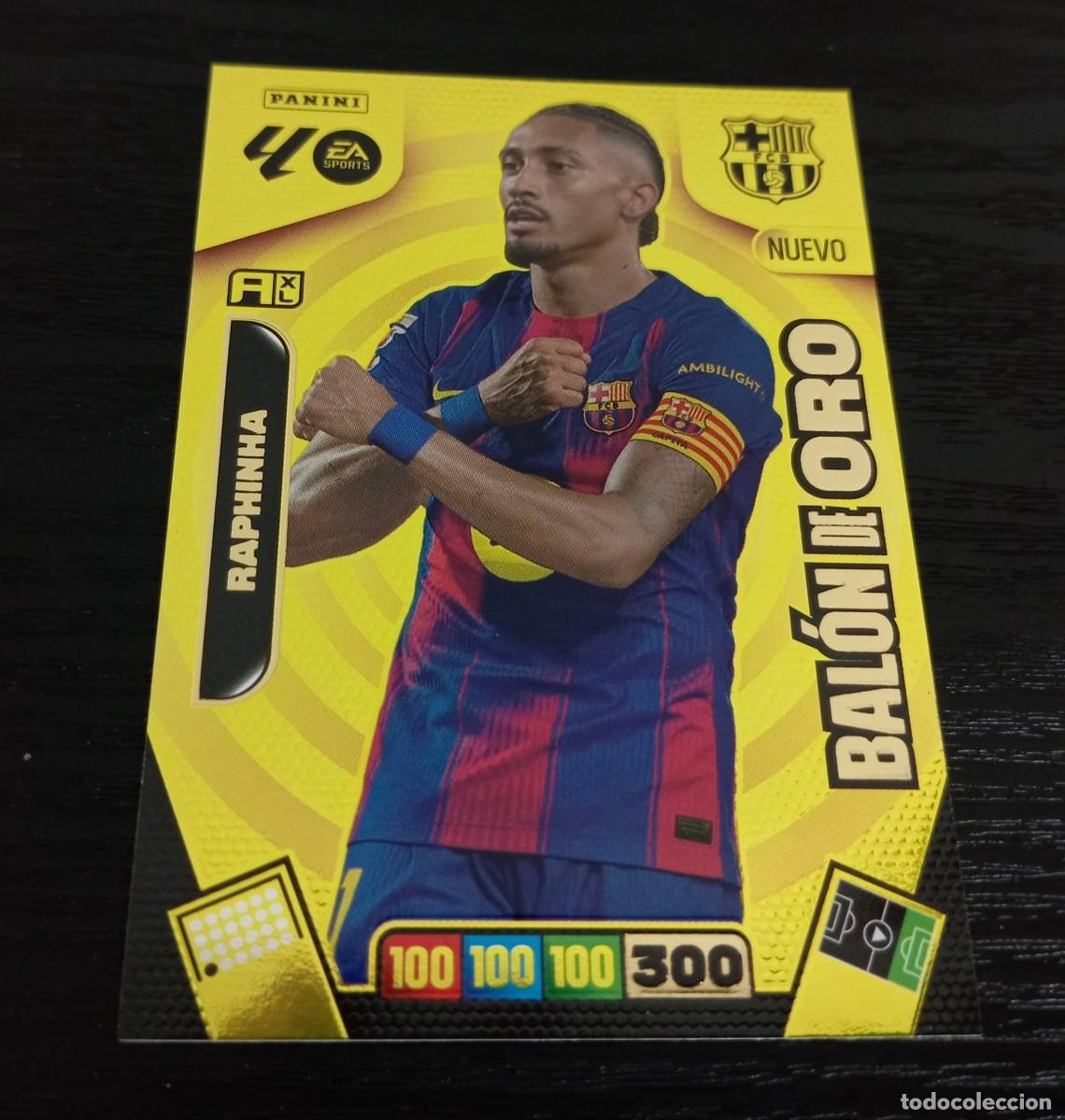 Cromos de F&uacute;tbol: -ADRENALYN 25-26 : RAPHINHA ( BARCELONA ) -- NUEVO BALON ORO --