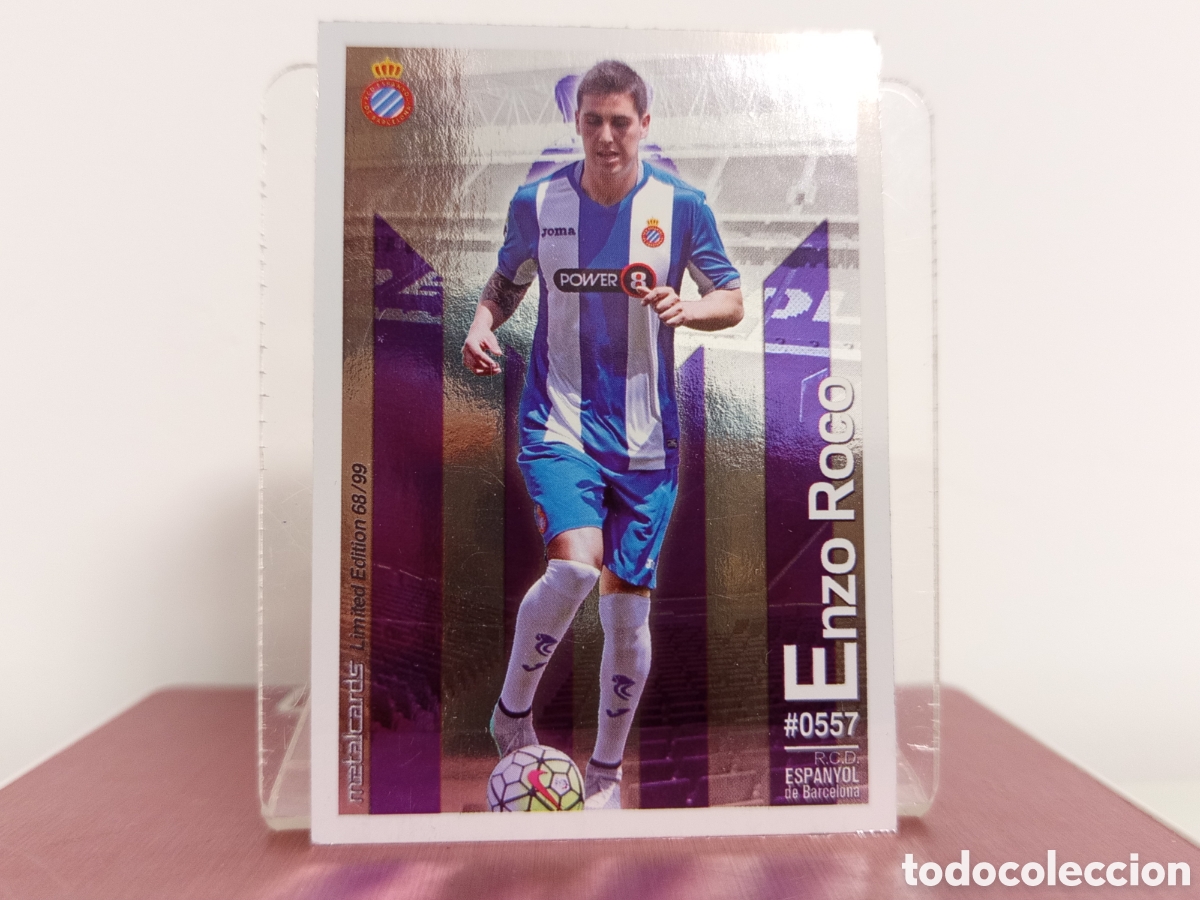 Cromos de F&uacute;tbol: ❇️ CROMO ⚽ ENZO ROCO ESPA&Ntilde;OL 557 FICHAS LIGA QUIZ 15 16 2015 2016 METALCARDS LIMITED EDITION ❇️