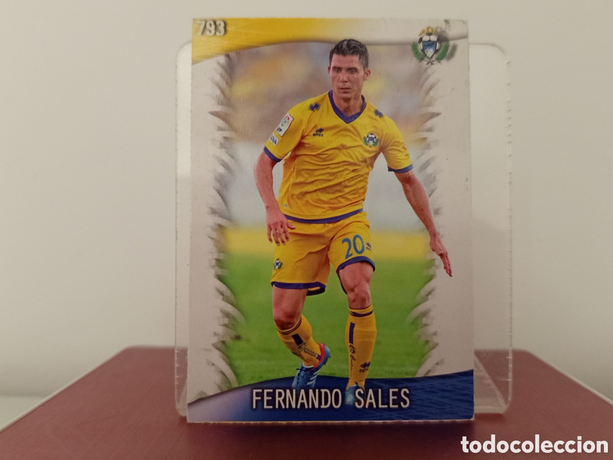 Cartes &agrave; collectionner de Football: ❇️ CROMO ⚽ FERNANDO SALES ALCORC&Oacute;N 793 FICHAS LIGA 2013 2014 13 14 QUIZ MUNDICROMO ❇️