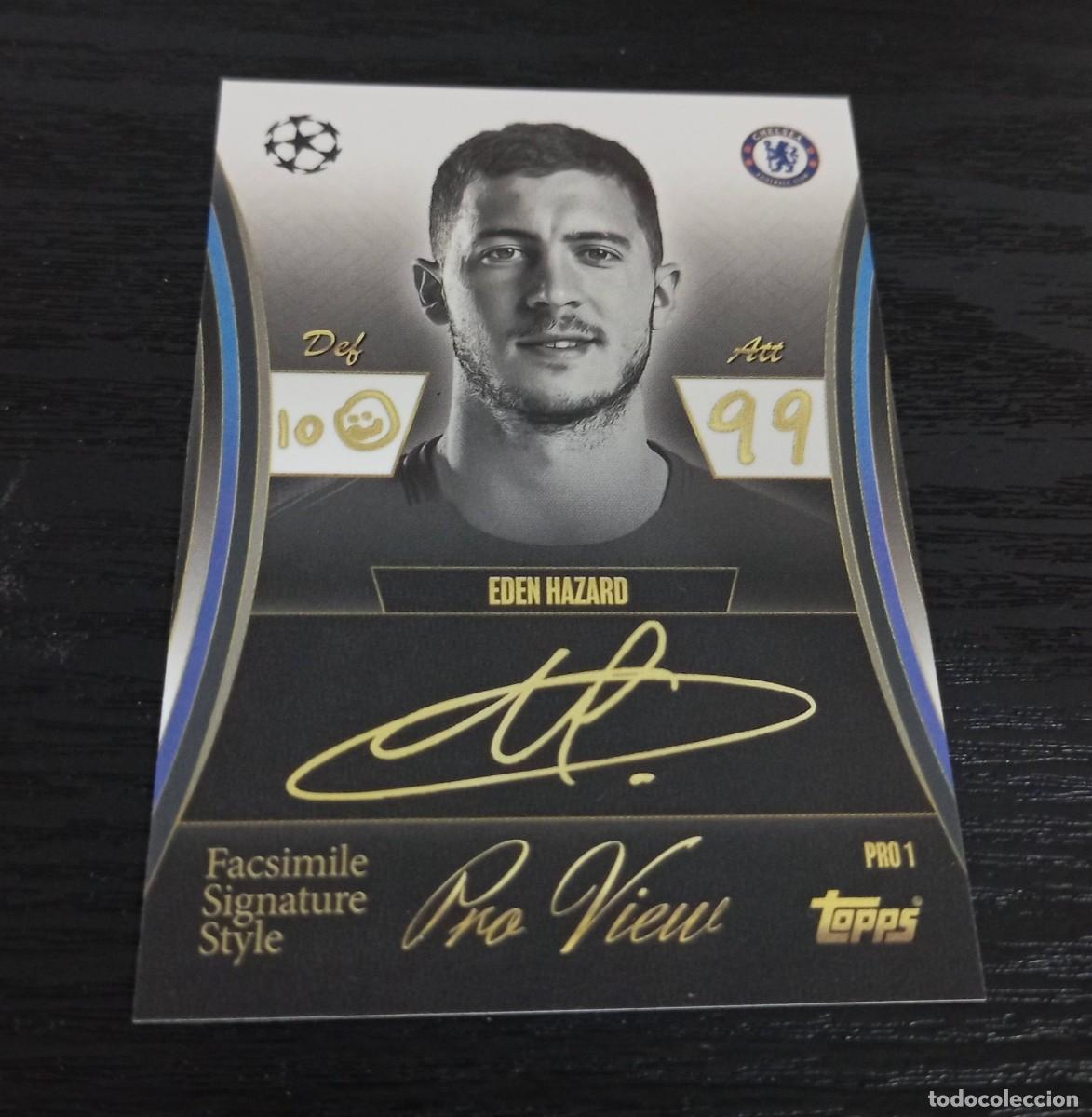Cromos de F&uacute;tbol: -TOPPS MATCH ATTAX 25-26 EXTRA : PRO 1 EDEN HAZARD ( CHELSEA ) -- PRO VIEW -- PRO1