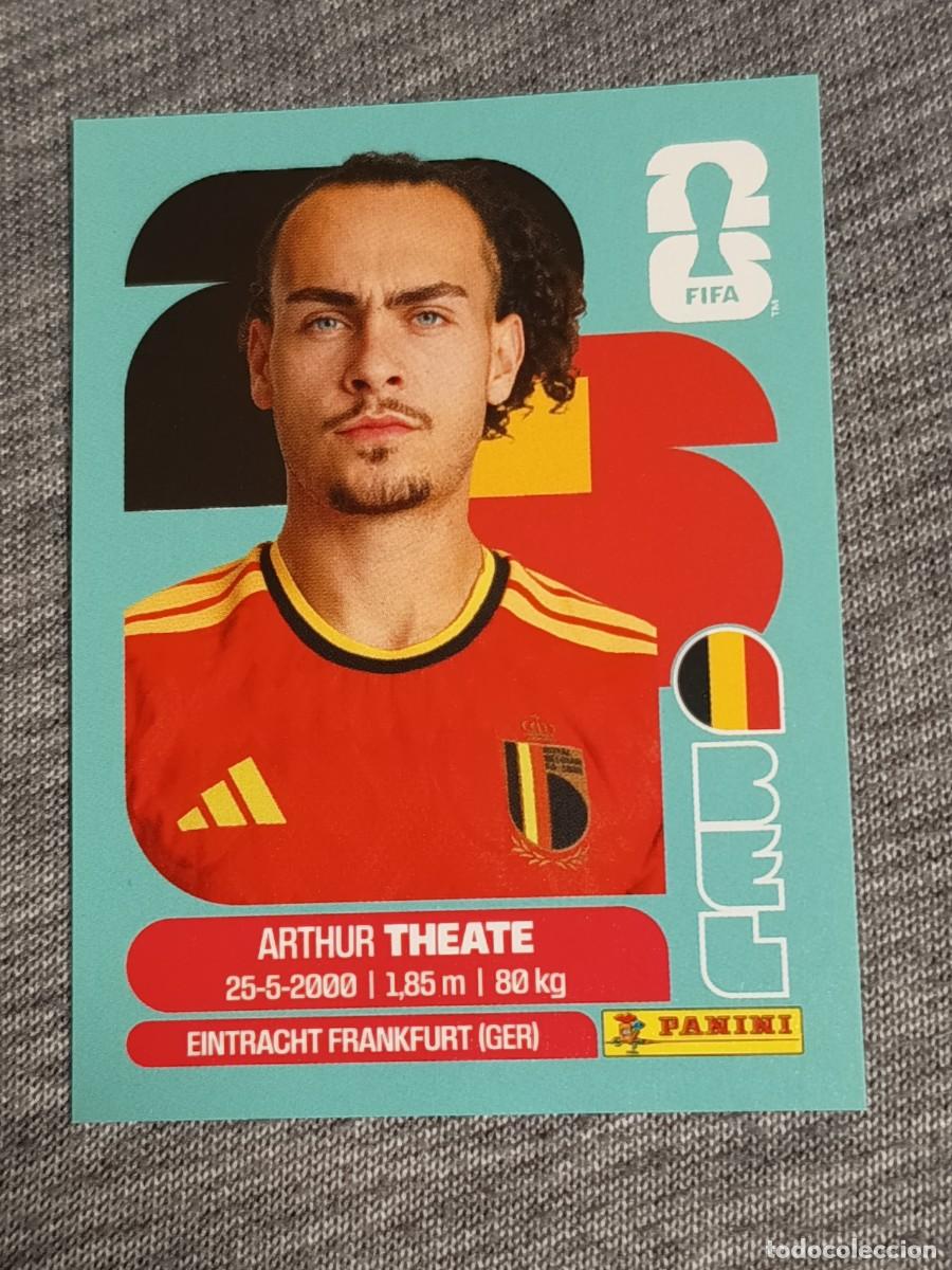 Cromos de F&uacute;tbol: THEATE BEL 3 STICKER MUNDIAL 2026 PANINI FIFA WORLD CUP NUEVO