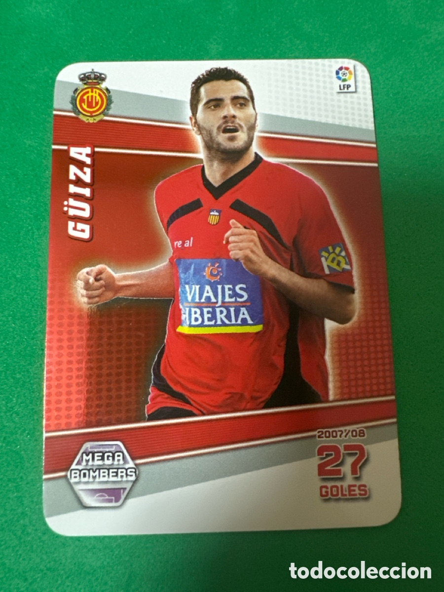 Fu&szlig;ball-Sticker: 397 G&Uuml;IZA(MALLORCA) MEGABOMBERS MEGACRACKS 2008-2009 08 09 PANINI TRADING CARD