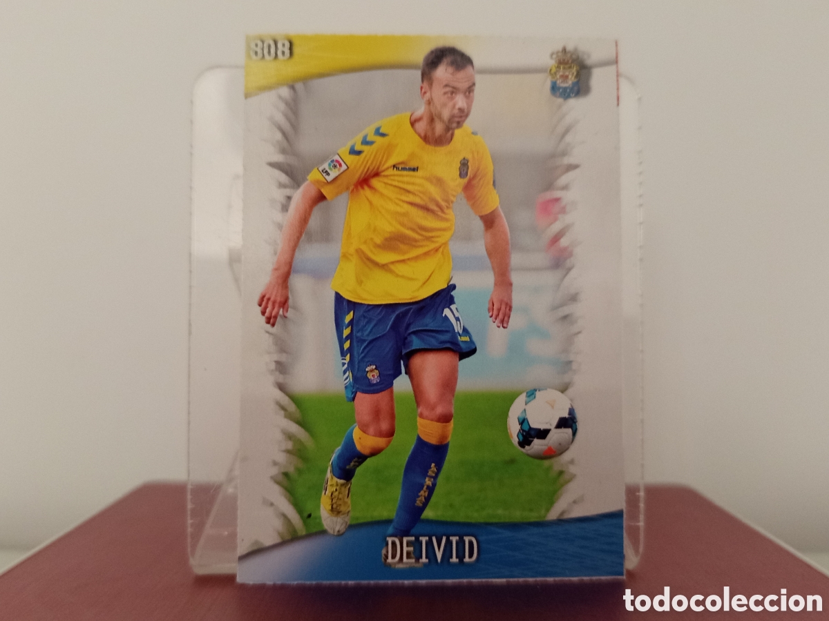 Cromos de F&uacute;tbol: ❇️ CROMO ⚽ DEIVID LAS PALMAS 808 FICHAS LIGA 2013 2014 13 14 QUIZ MUNDICROMO ❇️