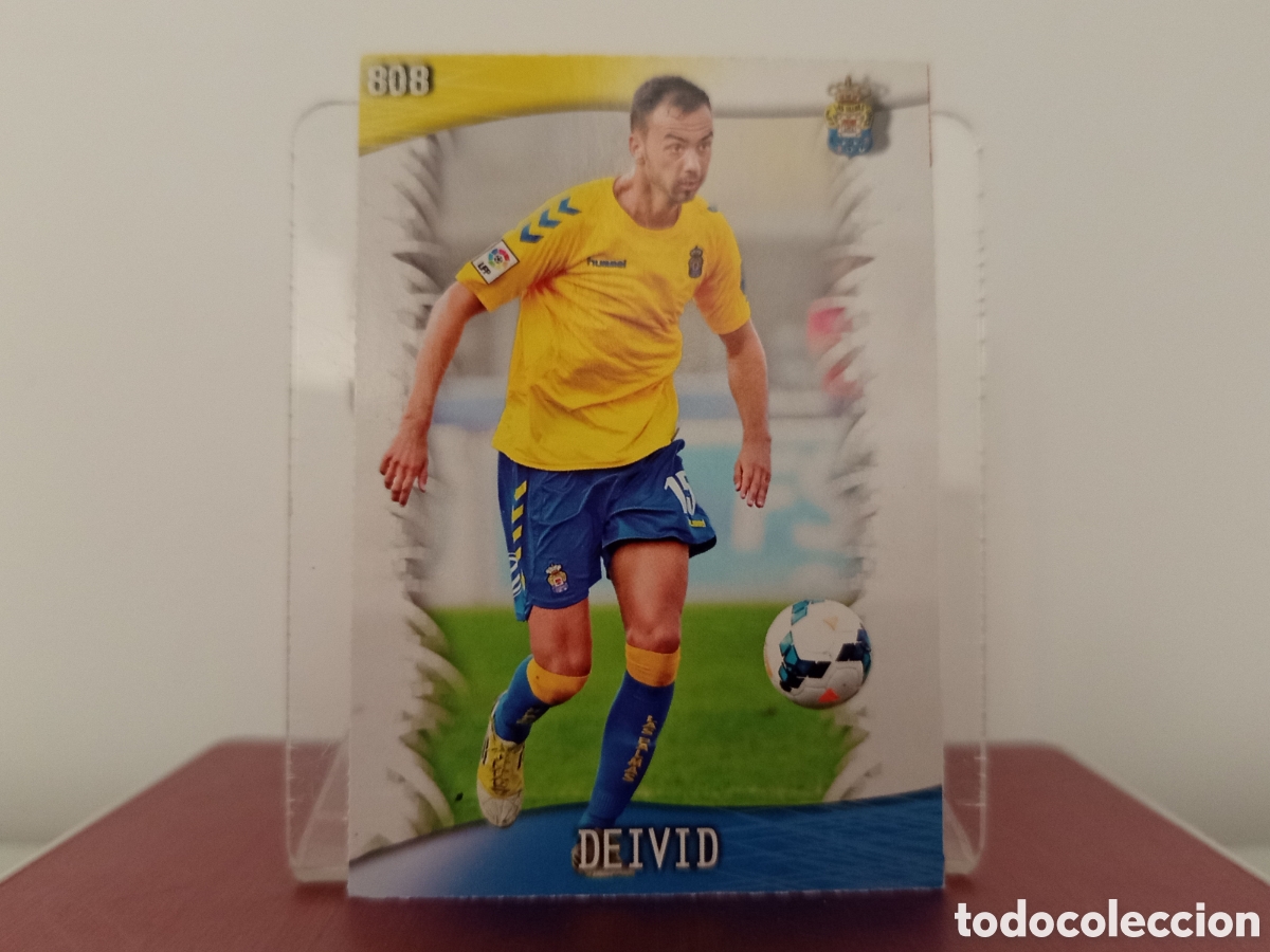 Cromos de F&uacute;tbol: ❇️ CROMO ⚽ DEIVID LAS PALMAS 808 FICHAS LIGA 2013 2014 13 14 QUIZ MUNDICROMO ❇️