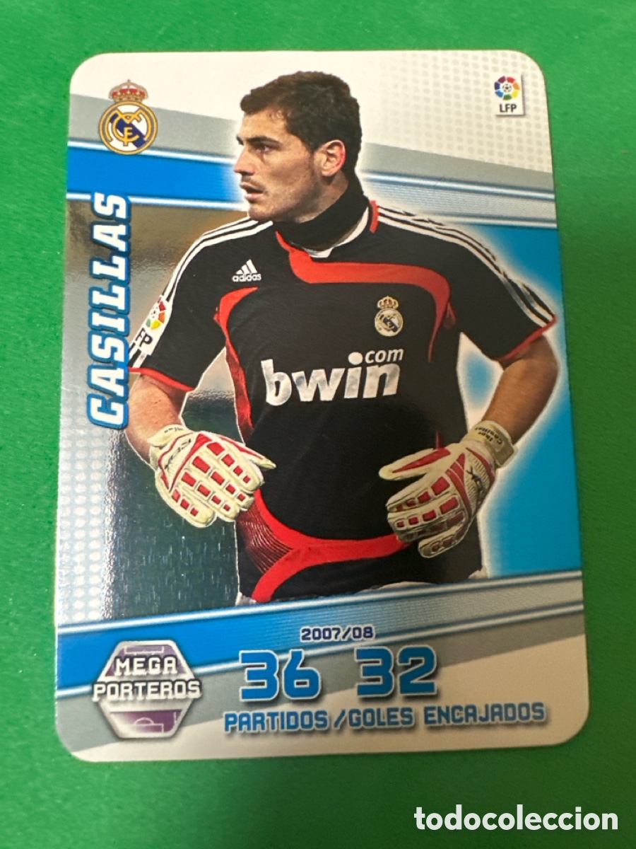 Cromos de F&uacute;tbol: 400 CASILLAS(R.MADRID) MEGAPORTEROS MEGACRACKS 2008-2009 08 09 PANINI TRADING CARD