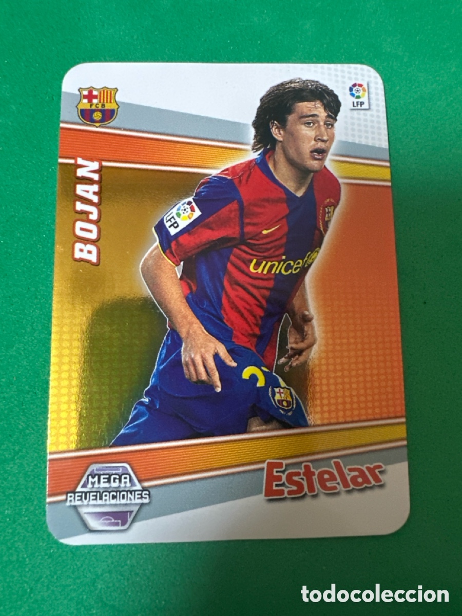 Cromos de F&uacute;tbol: 403 BOJAN(BARCELONA) MEGAREVELACIONES MEGACRACKS 2008-2009 08 09 PANINI TRADING CARD