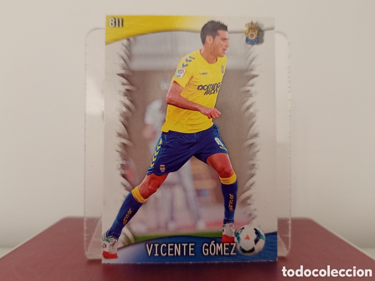 Fu&szlig;ball-Sticker: ❇️ CROMO ⚽ VICENTE G&Oacute;MEZ LAS PALMAS 811 FICHAS LIGA 2013 2014 13 14 QUIZ MUNDICROMO ❇️
