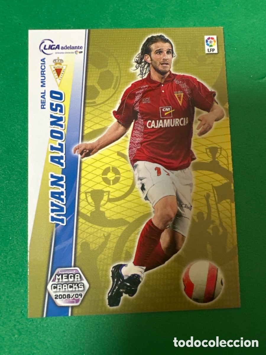 Cromos de F&uacute;tbol: 429 IV&Aacute;N ALONSO(R.MURCIA) MEGACRACKS 2008-2009 08 09 PANINI TRADING CARD
