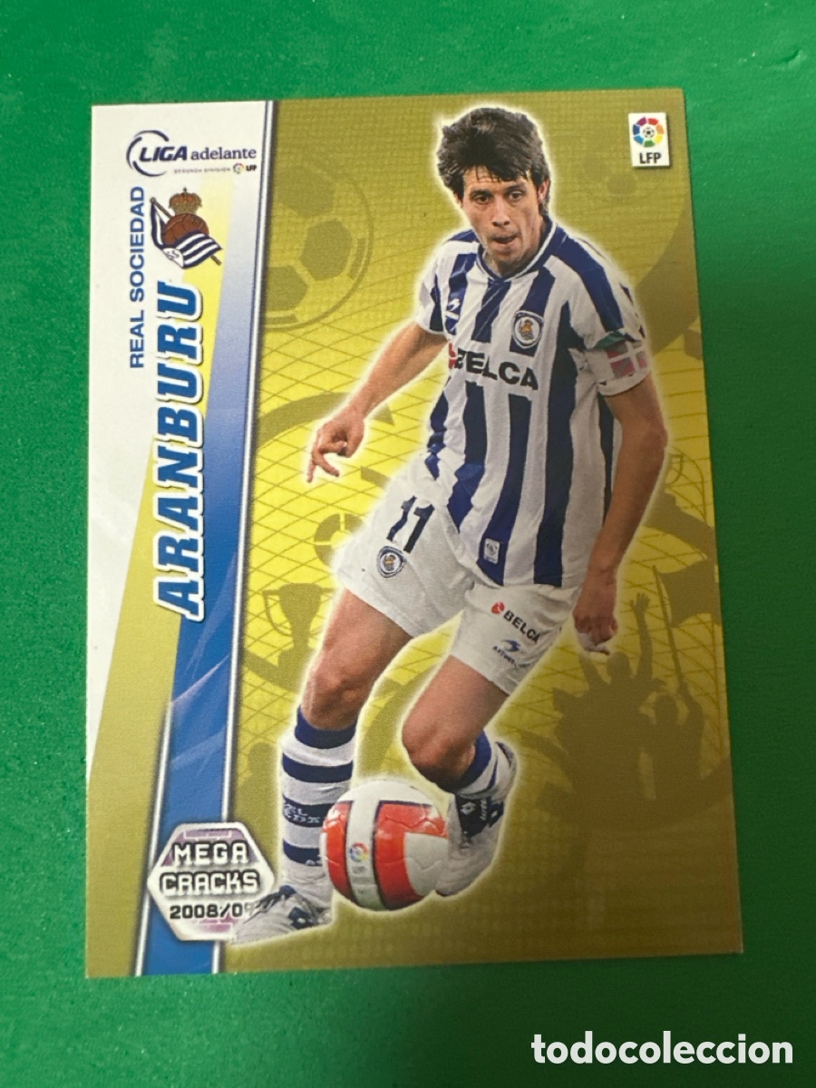 Cromos de F&uacute;tbol: 431 ARANBURU(R.SOCIEDAD) MEGACRACKS 2008-2009 08 09 PANINI TRADING CARD