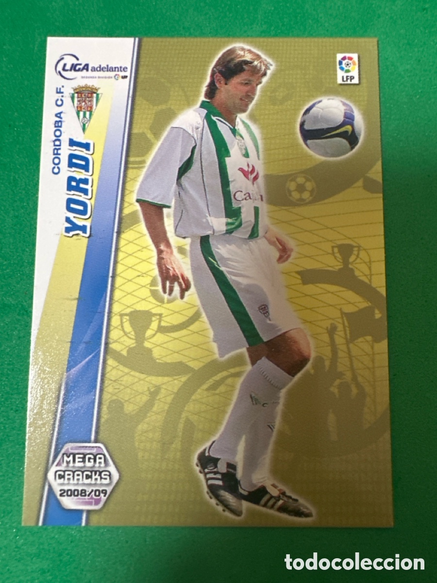 Cromos de F&uacute;tbol: 432 YORDI (CORDOBA) MEGACRACKS 2008-2009 08 09 PANINI TRADING CARD