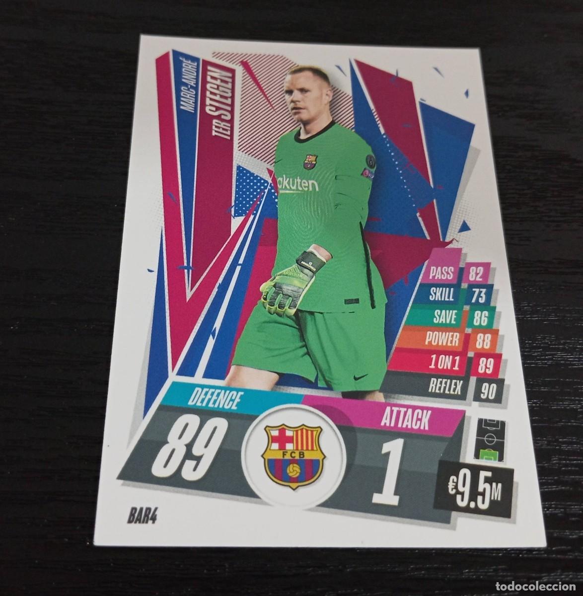 Cromos de F&uacute;tbol: -TOPPS MATCH ATTAX 20-21 : BAR4 TER STEGEN ( BARCELONA ) BAR 4