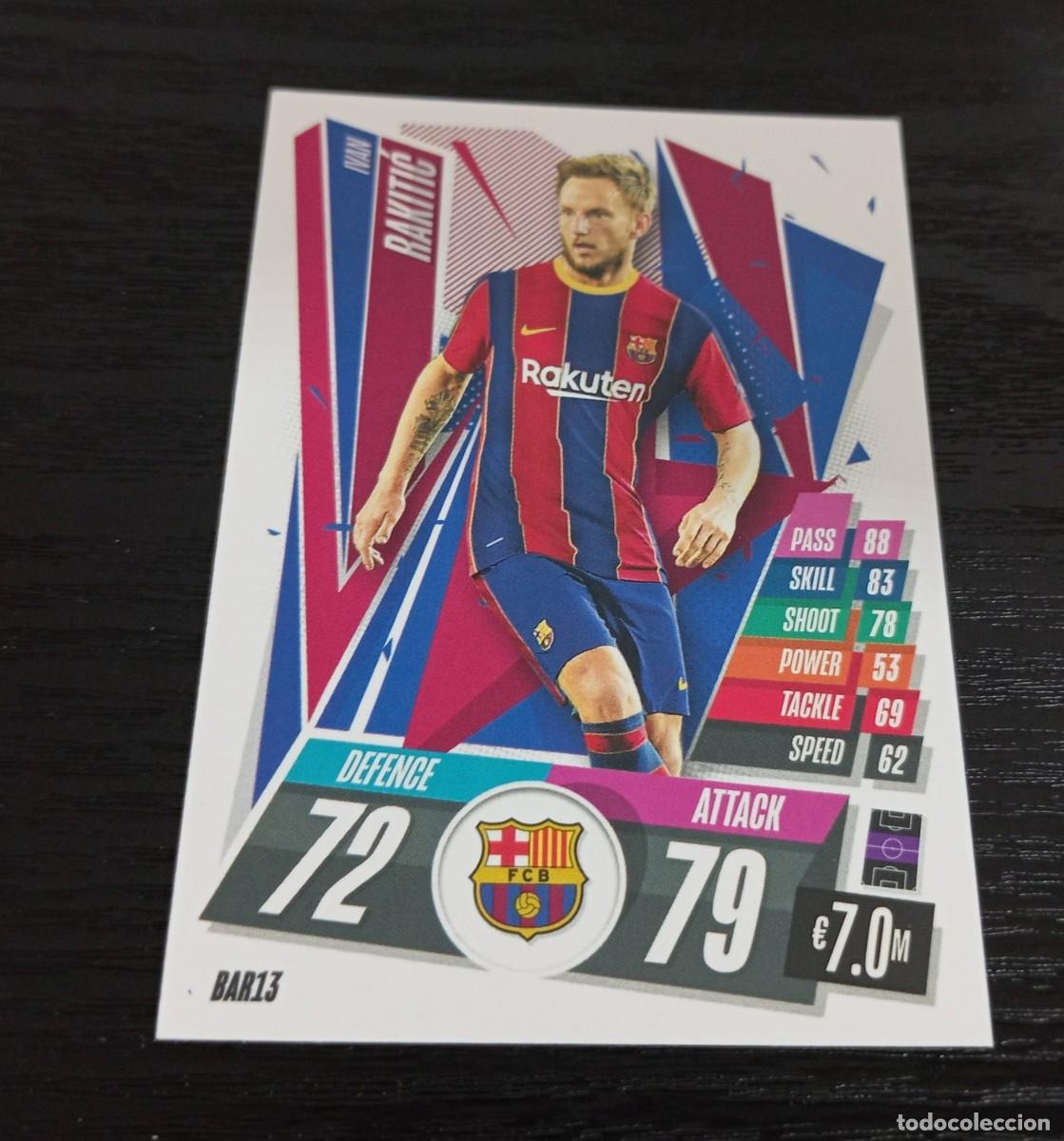Cromos de F&uacute;tbol: -TOPPS MATCH ATTAX 20-21 : BAR13 RAKITIC ( BARCELONA ) BAR 13