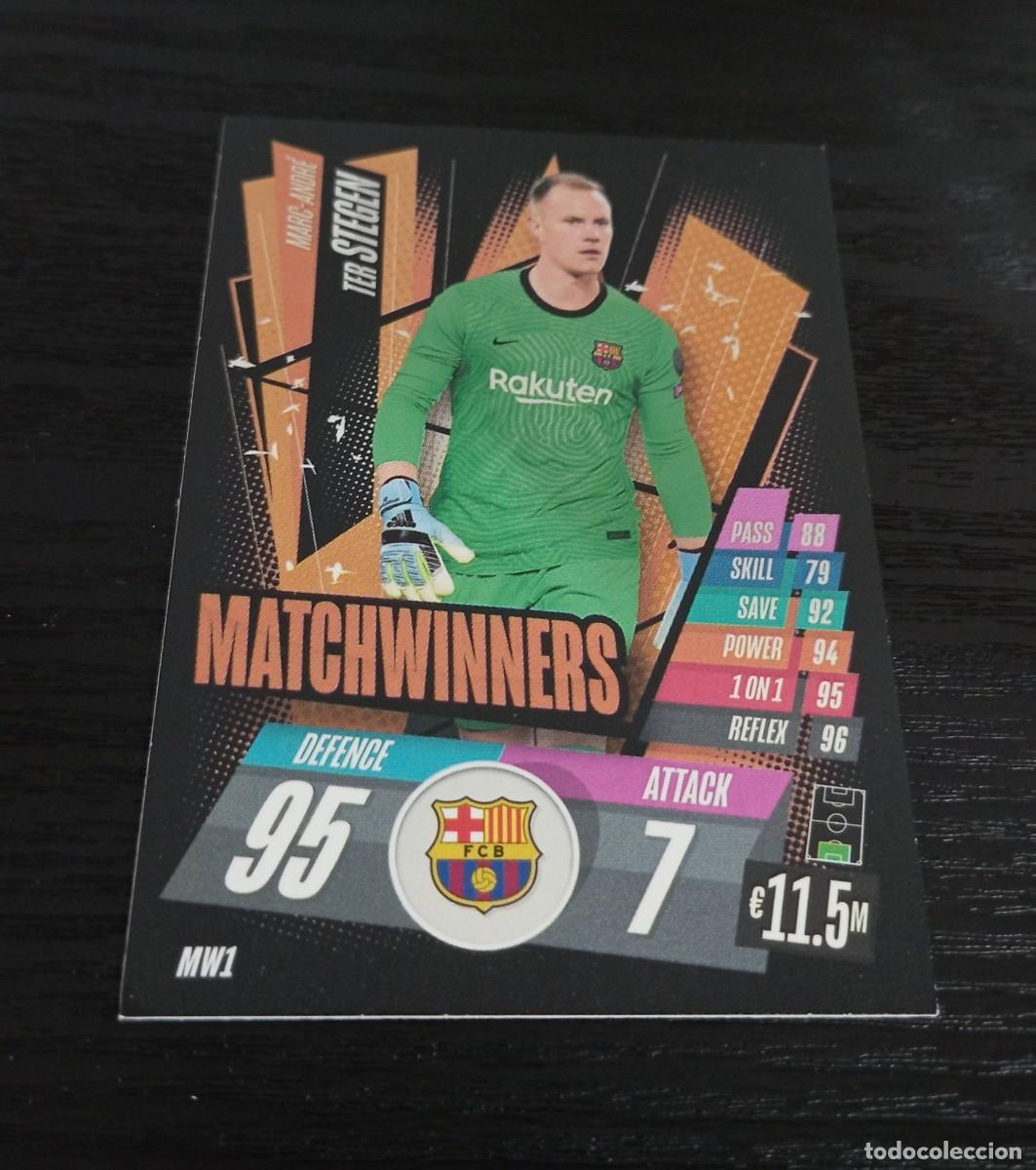 Cromos de F&uacute;tbol: -TOPPS MATCH ATTAX 20-21 : MW1 TER STEGEN ( BARCELONA ) -- MATCHWINNERS 1 --
