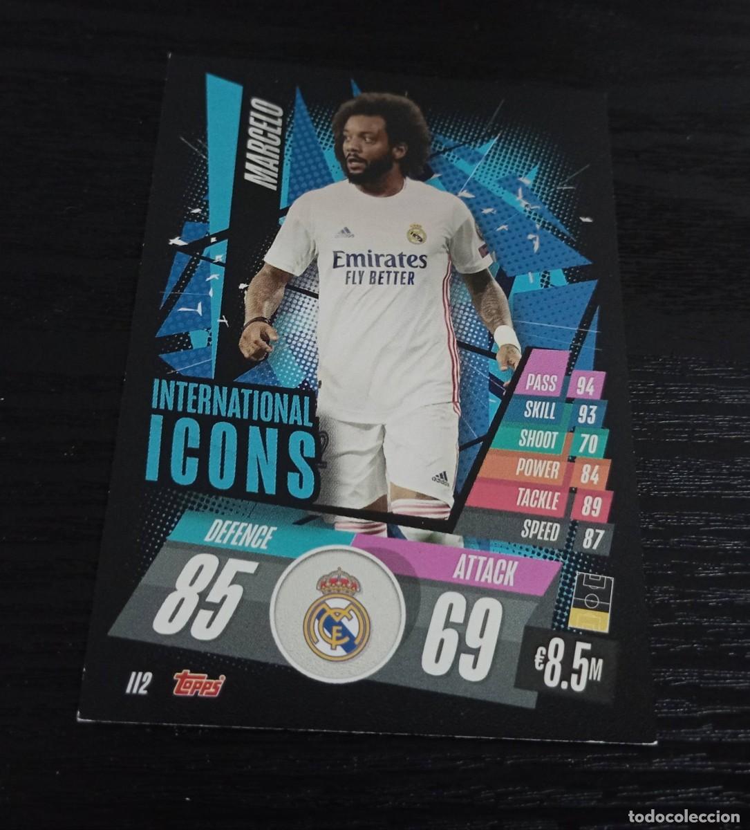 Cromos de F&uacute;tbol: -TOPPS MATCH ATTAX 20-21 : II2 MARCELO ( REAL MADRID ) -- INTERNATIONAL ICONS II 2 --