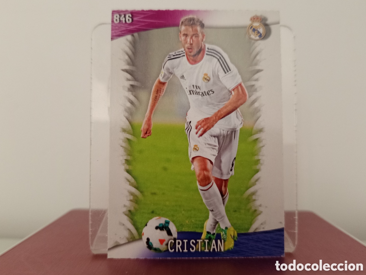 Cromos de F&uacute;tbol: ❇️ CROMO ⚽ CRISTIAN REAL MADRID B CASTILLA 846 FICHAS LIGA 2013 2014 13 14 QUIZ MUNDICROMO ❇️