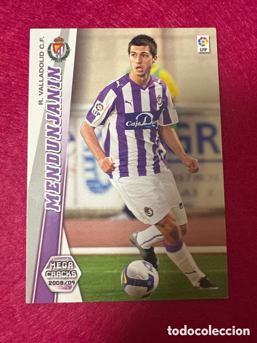 Cromos de Futebol: 476 MENDUNJANIN (R.VALLADOLID) NUEVO FICHAJE MEGACRACKS 2008-2009 08 09 PANINI TRADING CARD