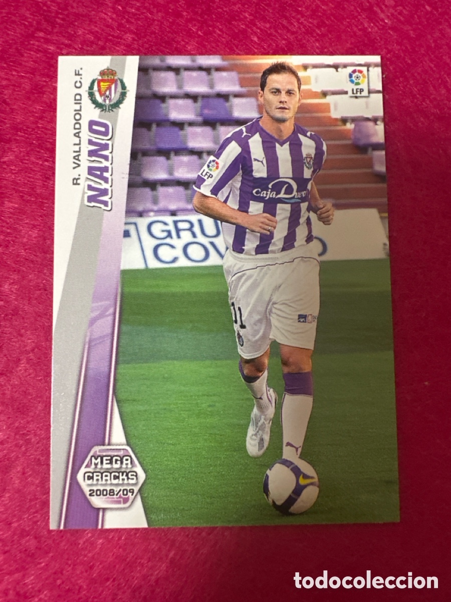 Cromos de F&uacute;tbol: 494 NANO (R.VALLADOLID) NUEVO FICHAJE MEGACRACKS 2008-2009 08 09 PANINI TRADING CARD