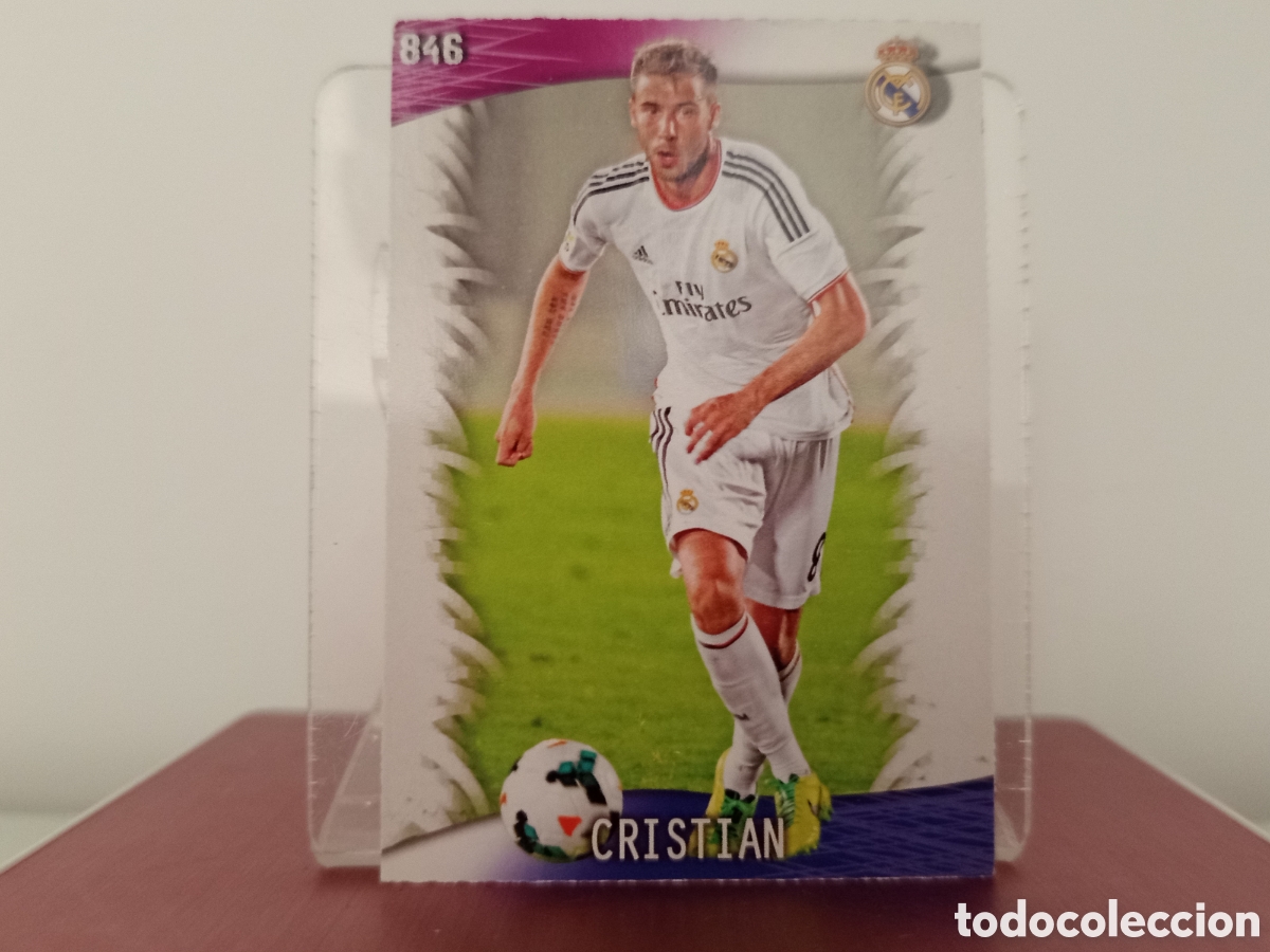 Cromos de F&uacute;tbol: ❇️ CROMO ⚽ CRISTIAN REAL MADRID B CASTILLA 846 FICHAS LIGA 2013 2014 13 14 QUIZ MUNDICROMO ❇️