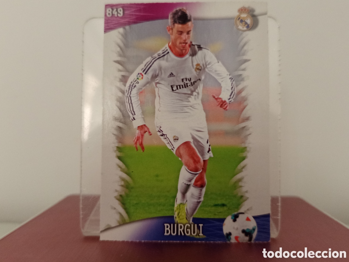 Cromos de F&uacute;tbol: ❇️ CROMO ⚽ BURGUI REAL MADRID B CASTILLA 846 FICHAS LIGA 2013 2014 13 14 QUIZ MUNDICROMO ❇️