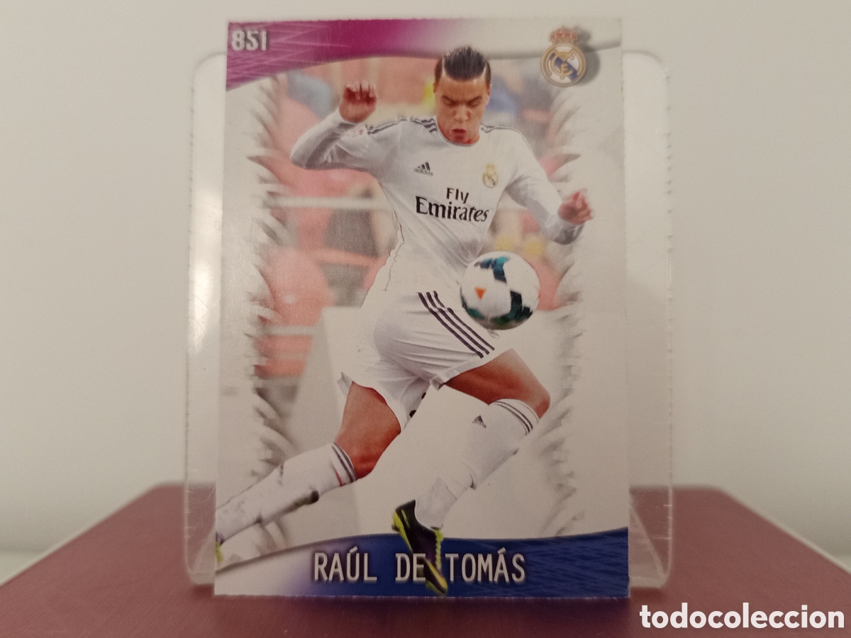 Cromos de F&uacute;tbol: ❇️ CROMO ⚽ RA&Uacute;L DE TOM&Aacute;S REAL MADRID B CASTILLA 851 ROOKIE LIGA 2013 2014 13 14 QUIZ MUNDICROMO ❇️