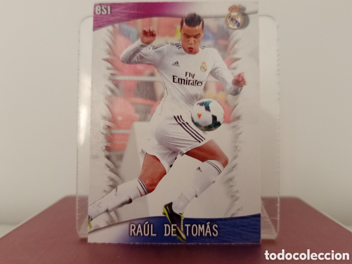 Cromos de F&uacute;tbol: ❇️ CROMO ⚽ RA&Uacute;L DE TOM&Aacute;S REAL MADRID B CASTILLA 851 ROOKIE LIGA 2013 2014 13 14 QUIZ MUNDICROMO ❇️