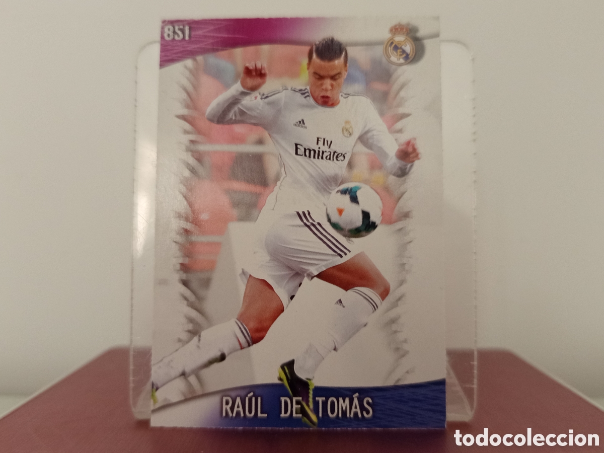 Cromos de F&uacute;tbol: ❇️ CROMO ⚽ RA&Uacute;L DE TOM&Aacute;S REAL MADRID B CASTILLA 851 ROOKIE LIGA 2013 2014 13 14 QUIZ MUNDICROMO ❇️