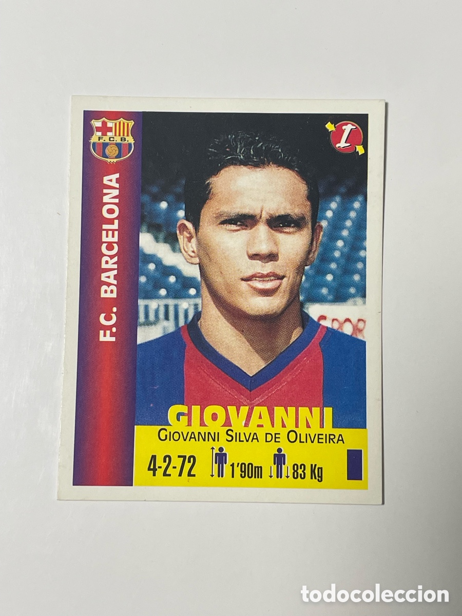 Cromos de F&uacute;tbol: Giovanni F. C. Barcelona Panini Equipos de Europa 1999 #58