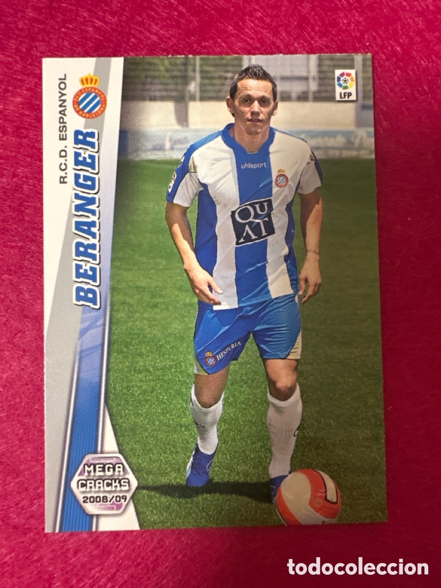 Cartes &agrave; collectionner de Football: 441 BERANGER (ESPANYOL) NUEVO FICHAJE MEGACRACKS 2008-2009 08 09 PANINI TRADING CARD