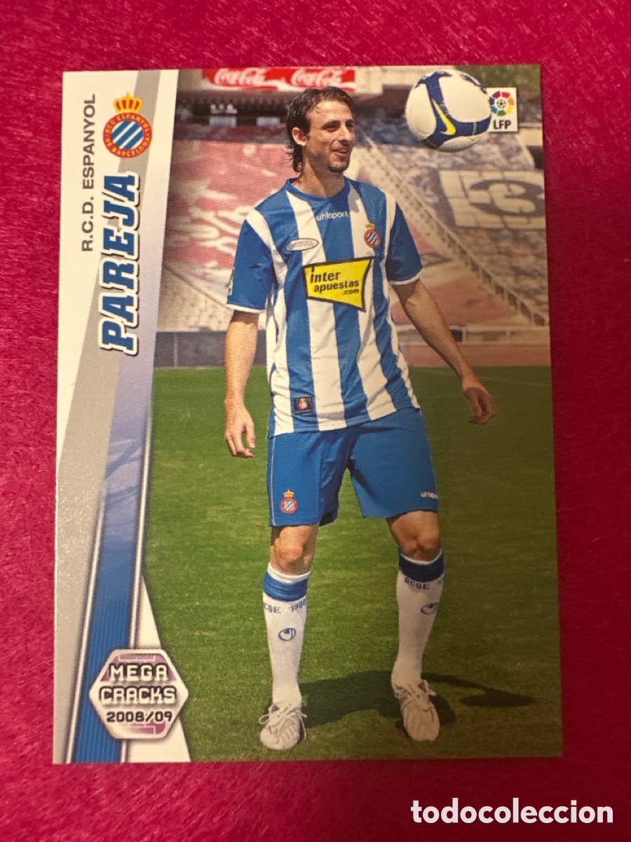 Cartes &agrave; collectionner de Football: 475 PAREJA (ESPANYOL) NUEVO FICHAJE MEGACRACKS 2008-2009 08 09 PANINI TRADING CARD
