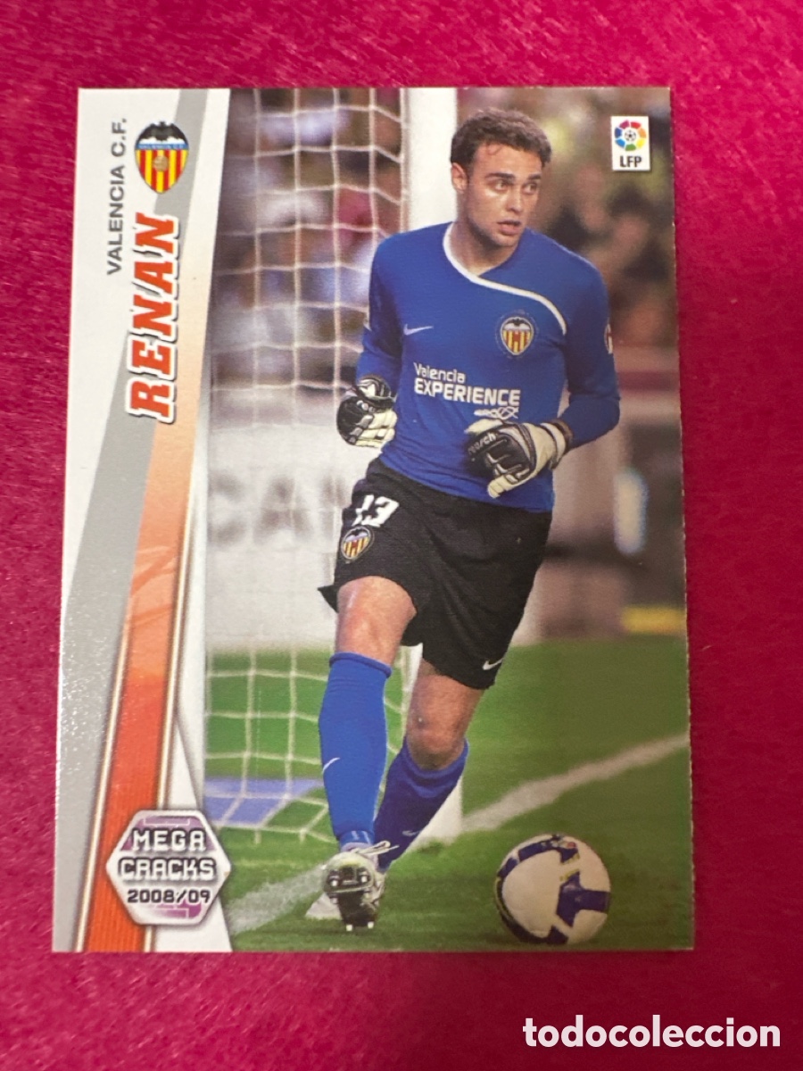Football Stickers: 477 RENAN (VALENCIA) NUEVO FICHAJE MEGACRACKS 2008-2009 08 09 PANINI TRADING CARD