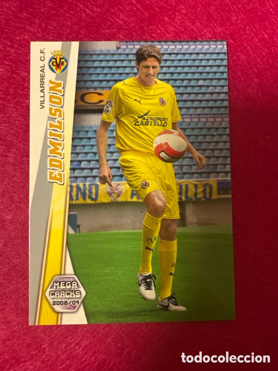 Cartes &agrave; collectionner de Football: 433 EDMILSON (VILLARREAL) NUEVO FICHAJE MEGACRACKS 2008-2009 08 09 PANINI TRADING CARD