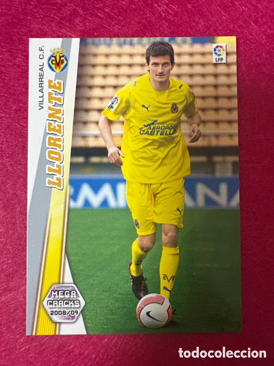 Football Stickers: 438 LLORENTE (VILLARREAL) NUEVO FICHAJE MEGACRACKS 2008-2009 08 09 PANINI TRADING CARD
