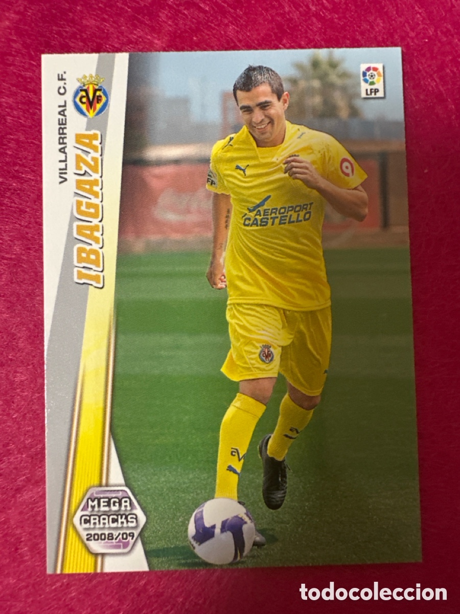 Cromos de F&uacute;tbol: 442 IBAGAZA (VILLARREAL) NUEVO FICHAJE MEGACRACKS 2008-2009 08 09 PANINI TRADING CARD