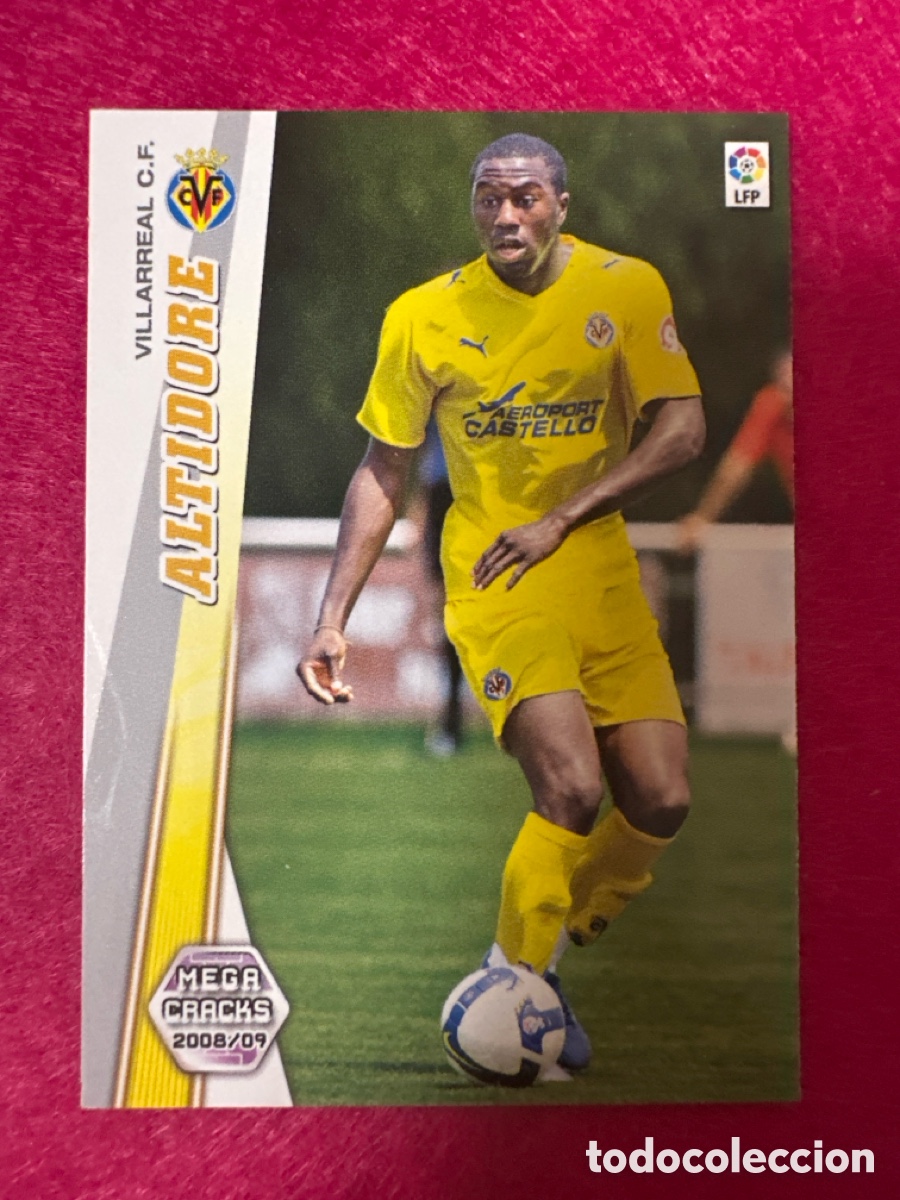 Cromos de Futebol: 482 ALTIDORE (VILLARREAL) NUEVO FICHAJE MEGACRACKS 2008-2009 08 09 PANINI TRADING CARD