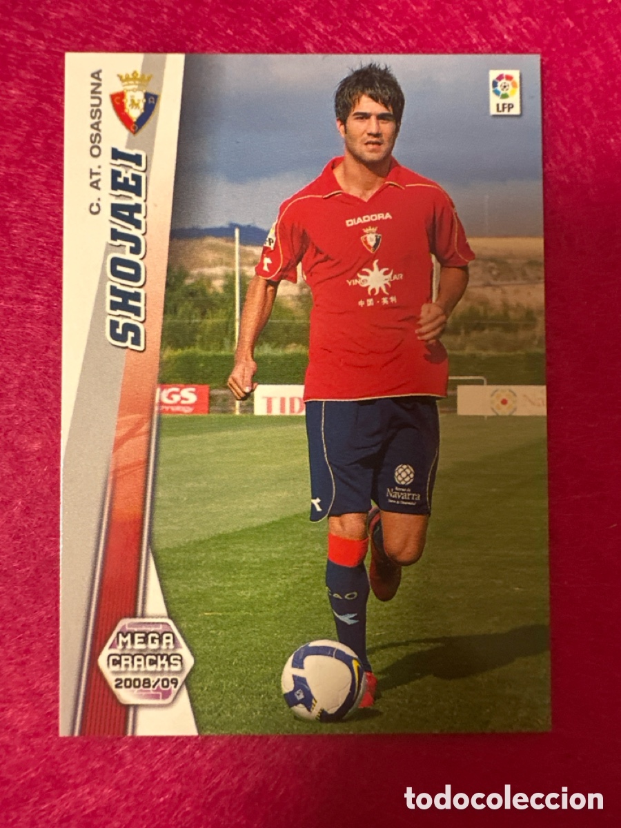 Fu&szlig;ball-Sticker: 460 SHOJAEI (OSASUNA) NUEVO FICHAJE MEGACRACKS 2008-2009 08 09 PANINI TRADING CARD