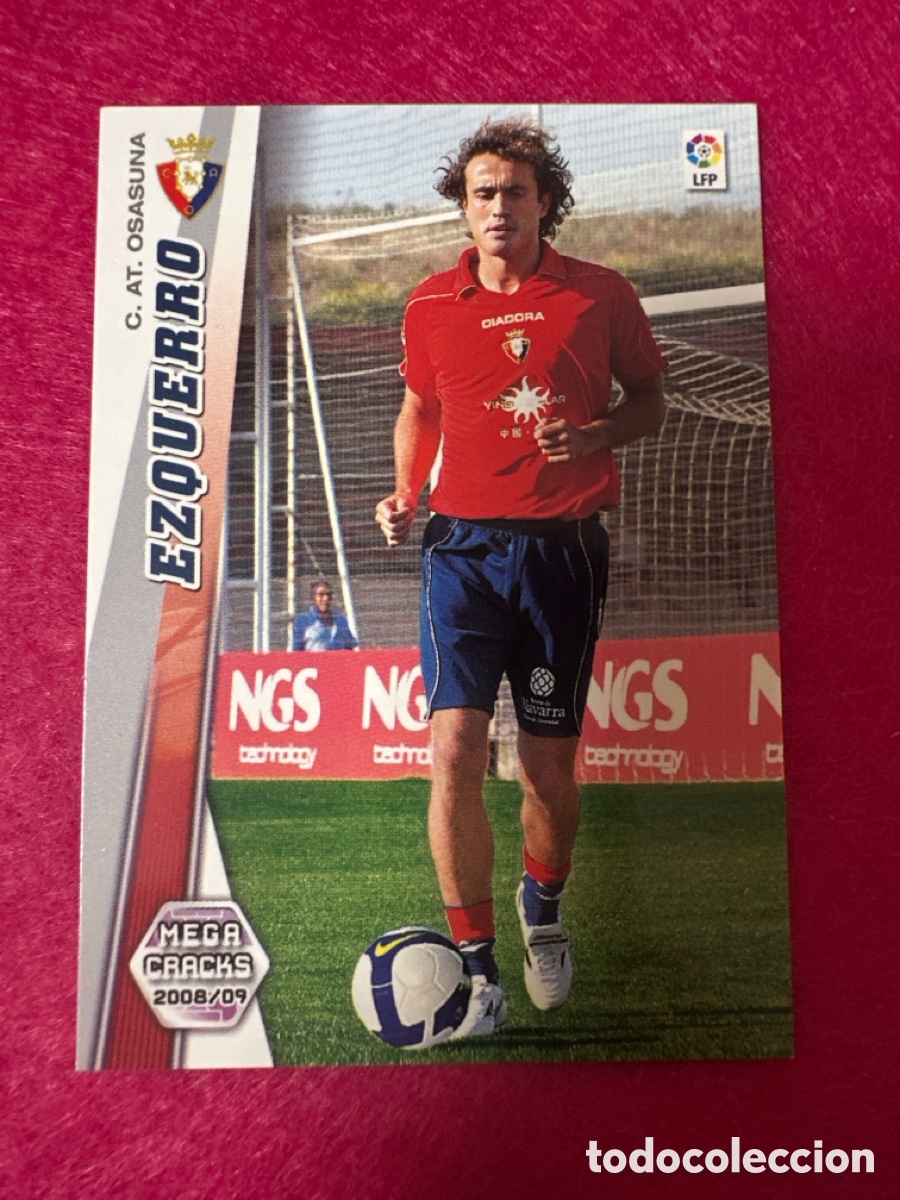 Figurine di Calcio: 466 EZQUERRO (OSASUNA) NUEVO FICHAJE MEGACRACKS 2008-2009 08 09 PANINI TRADING CARD