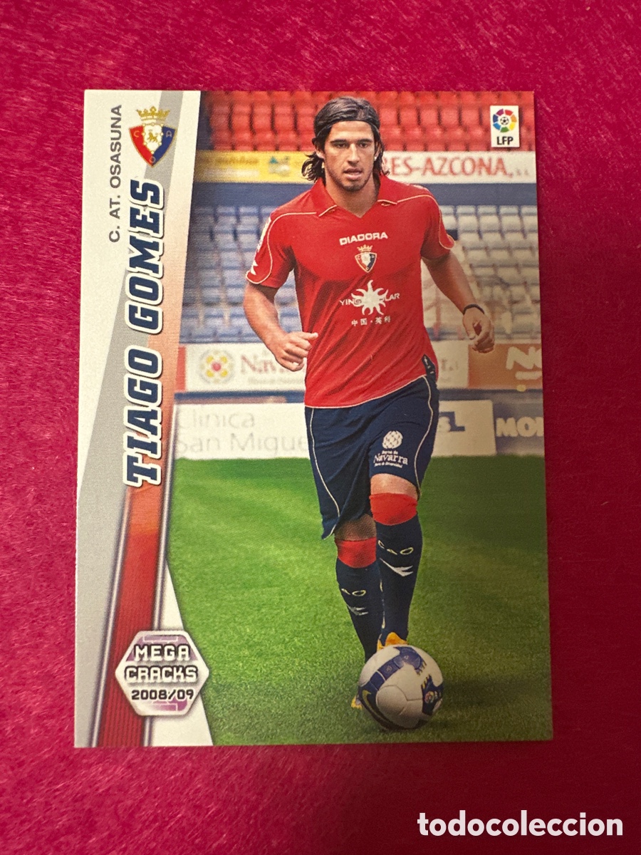 Figurine di Calcio: 478 TIAGO GOMES (OSASUNA) NUEVO FICHAJE MEGACRACKS 2008-2009 08 09 PANINI TRADING CARD