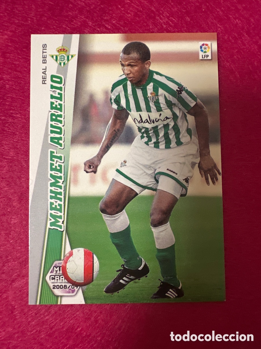 Cromos de Futebol: 451 MEHMET AURELIO (R.BETIS) NUEVO FICHAJE MEGACRACKS 2008-2009 08 09 PANINI TRADING CARD