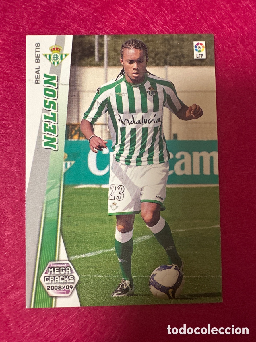 Cromos de Futebol: 479 NELSON (R.BETIS) NUEVO FICHAJE MEGACRACKS 2008-2009 08 09 PANINI TRADING CARD
