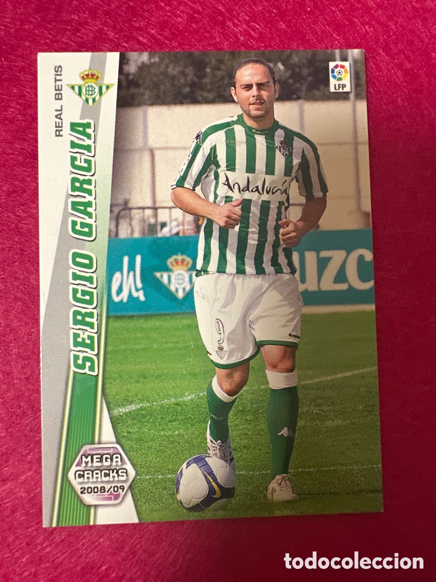 Cromos de Futebol: 488 SERGIO GARC&Iacute;A (R.BETIS) NUEVO FICHAJE MEGACRACKS 2008-2009 08 09 PANINI TRADING CARD