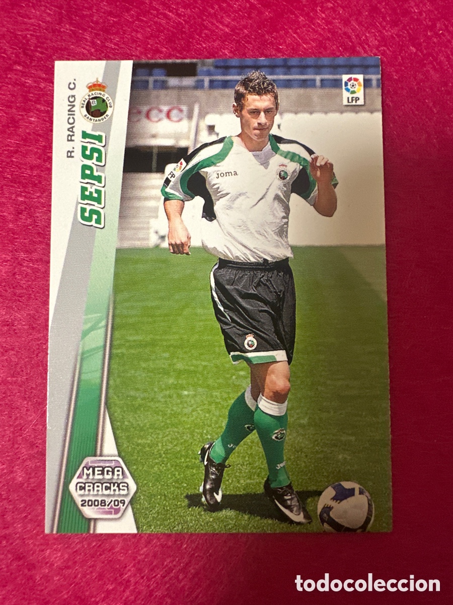 Cromos de Futebol: 461 SEPSI (RACING SANTANDER) NUEVO FICHAJE MEGACRACKS 2008-2009 08 09 PANINI TRADING CARD