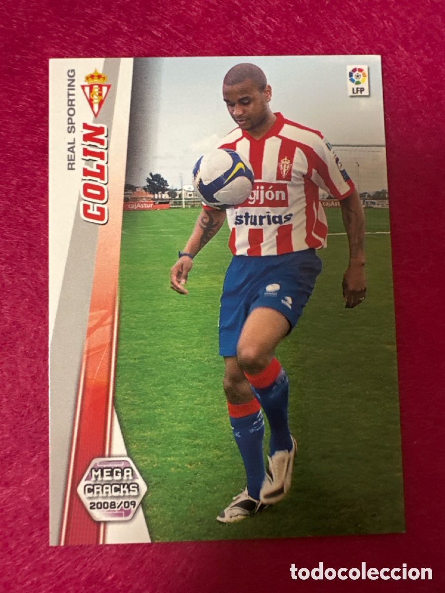 Cromos de Futebol: 468 COLIN (SPORTING DE GIJON) NUEVO FICHAJE MEGACRACKS 2008-2009 08 09 PANINI TRADING CARD