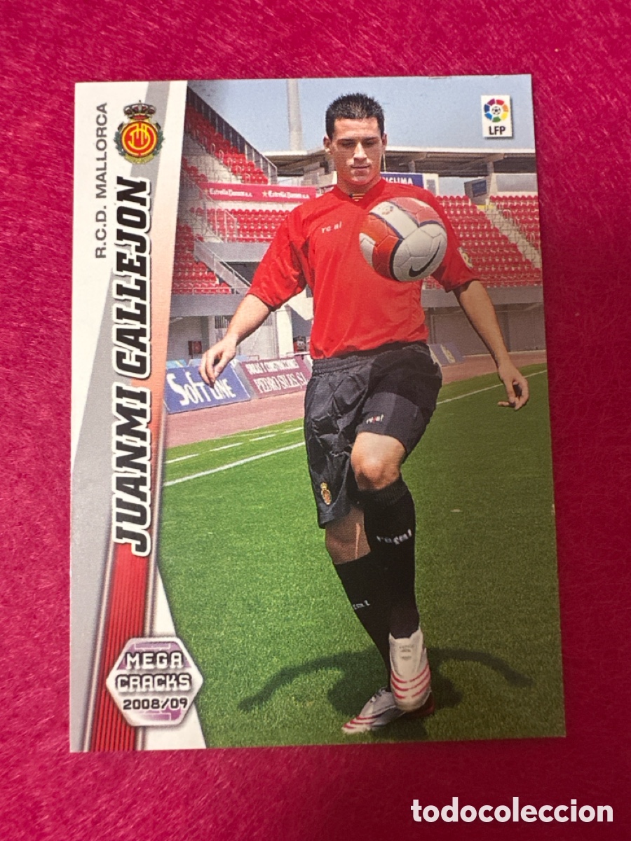 Cromos de Futebol: 465 JUANMI CALLEJON (MALLORCA) NUEVO FICHAJE MEGACRACKS 2008-2009 08 09 PANINI TRADING CARD